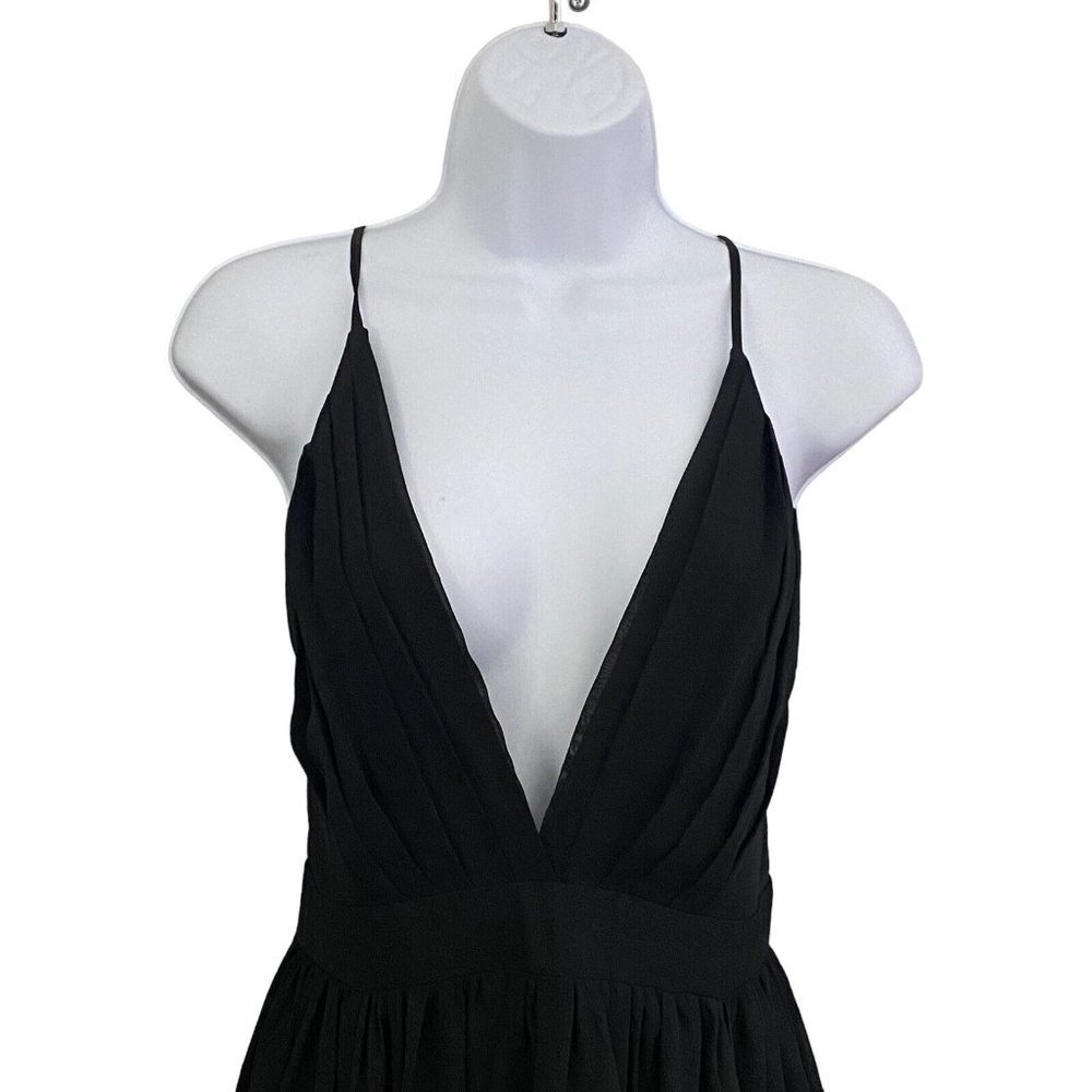 Meghan Los Angeles Womens Enchanted Garden Maxi Dress Black Size XL‎ Extra Large - Picture 4 of 10